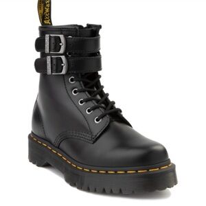 Dr. Martens 1460 8-Eye Bex Buckle Boot in Black